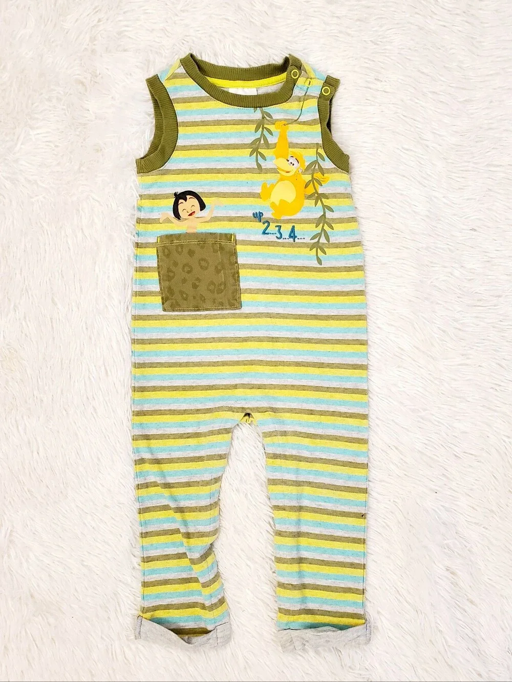 Disney Baby The Jungle Book Long Leg Baby Romper 18-24 Months